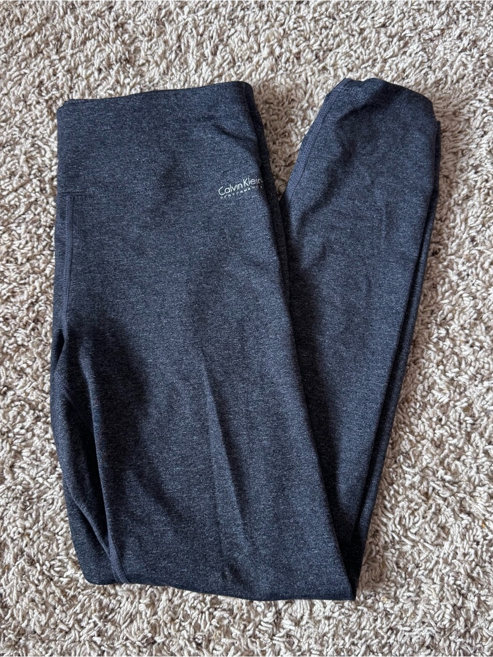 Calvin Klein Charcoal Gray Ankle Leggings